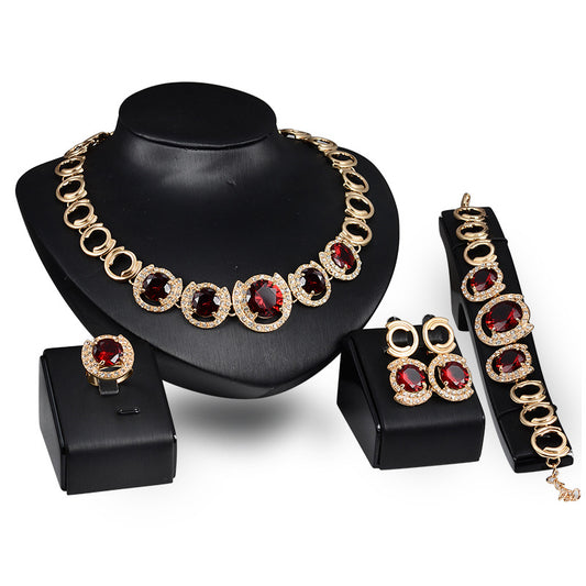 Gold Jewelry Four Sets